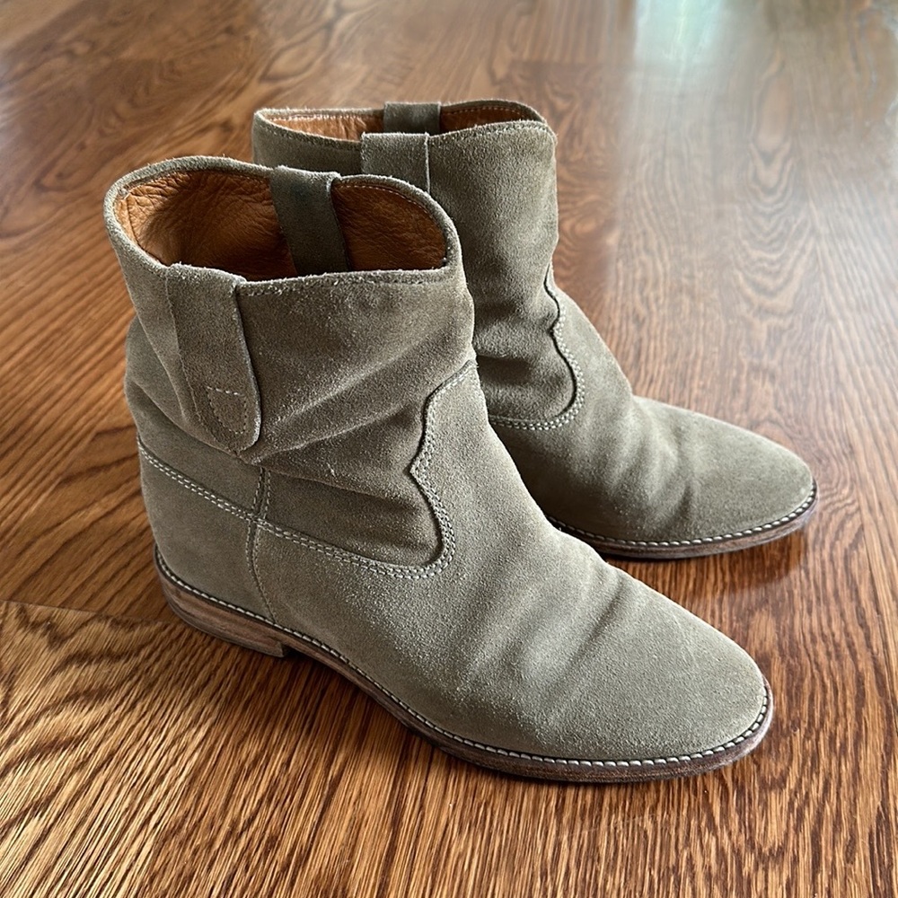 Isabel Marant Susee suede ankle Boots. Size 38.